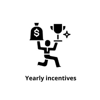 employee yearly incentives icon